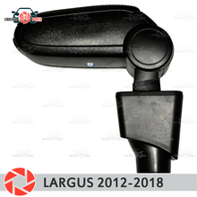 Apoio de braço para lada largus 2012 a 2018, descanso para console central, couro, cinzeiro, acessórios para carro 2024 - compre barato