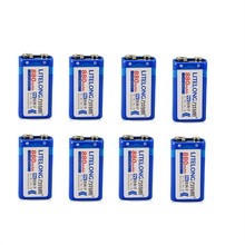 Nuevo original 8 unids/lote 9 V 9 V SUPER grande 880 mAh de iones de litio recargable de litio de 6F22 batería de 9 V juguete del instrumento batería recargable 2024 - compra barato