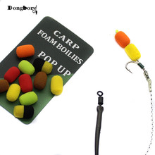 10PCS Cylinder Carp Fishing Bait Foam Boilie Pop Ups Hook Fish Baits Lure 8mm Feeder Carp Fishing Hair Rig Accessories for Carp 2024 - buy cheap