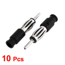 UXCELL Car Radio Solid Plastic Casing Antenna Am/Fm Male Plug Adapter Connector 10Pcs 2024 - buy cheap