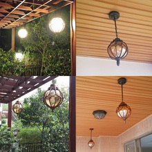 Luz LED impermeable para exteriores e interiores, iluminación colgante de lujo para decorar Patio, jardín, balcón, Europa 2024 - compra barato