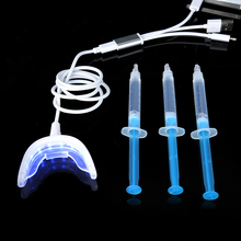Hot Teeth Whitening Gel Kit 3X3ml Dental Bleaching System Oral Gel Kit Bright White Smiles with Lamp Tooth Whitener Whitening 2024 - buy cheap