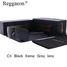 reggaeon Luxury Aluminum Magnesium Polarized Men women Rimless Sunglasses Brand Designer  frame Eyewear Spring hinge 2024 - buy cheap