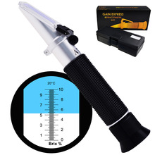 0-10% Brix Refractometer with ATC Low-Concentrated Sugar Content Solutions Machining Coolants Maple Sap Accuracy 0.1% 2024 - buy cheap