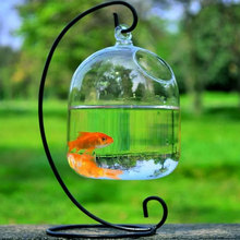 Подвесная аквариумная ваза для цветов, стекло аквариума для рыб чаши, Высота 22 см, 1 комплект 2024 - купить недорого