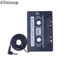 Elistooop cassete de carro universal, adaptador de fita de áudio para carro para ipod mp3 cd dvd player 3.5mm 2024 - compre barato