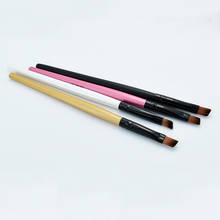 1Pc Professional Super Soft Oblique Makeup Eyebrow Brush Eyeshadow Blending Angled Brush Make up Comestic Tool 2024 - buy cheap