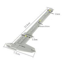 1 PC Gray 150mm Mini Plastic Sliding Vernier Caliper Gauge Measure Tool Ruler Wholesale P40 2024 - buy cheap