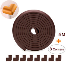 5 M+8pcs Corners Child Protection Corner Protector Baby Safety Guards Edge & Corner Guards Angle Form Free Tape Wholesale 2024 - buy cheap