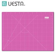 Розовый 3,0 мм Прямоугольник самозаживляющий 5-слойный ПВХ коврик для резки A2 60x45 см 24х18 дюймов 2024 - купить недорого