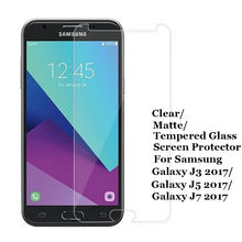 Protetor de tela para samsung galaxy a3 a5 a7 j2 j5 j 7 3 1 2017 prime vidro temperado película protetora + kits limpos 2024 - compre barato