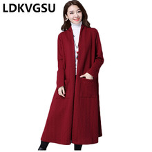 Split Vintage Women Spring Autumn Coat Long Kimono Collar Fashion Pattern Casual Loose Windbreaker Jacket Long Sleeve Outerwear 2024 - buy cheap