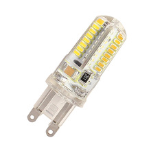 1x 220V 230V G9 4W Silicone 64LED Bulb SMD3014 LED Corn Bulb Lamp LED Spotlight for Crystal Lamp Warm Cold White 2024 - buy cheap
