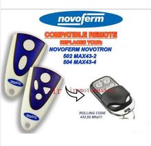 1PCS NOVOFERM NOVOTRON 502 MAX43-2, 504 MAX43-4 replacement remote control 433,92mhz Rolling code 2024 - buy cheap