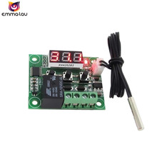 W1209 Red LED Heat Cool Temp Thermostat Temperature Controller -50-110C DC12V On/Off Switch Temperature Meter With NTC Sensor 2024 - compre barato
