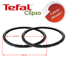 Steam Pressure Seal Pressure Cooker Sealing Ring Replacement For Tefal VITAMIN 4.5L, 6L, 7.5L 2 Pieces 4-5-6 Liter 2024 - buy cheap