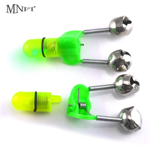 MNFT  5Set Rod Tip LED Light Fish Bite Double Alarm Bells Outdoor Night Fishing Accessory 2024 - buy cheap