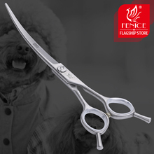 Fenice 6.75 inch Professional Curved Dogs Grooming Scissors Pets Hair Cuttings Shears Japan 440c Stainless Steel 2024 - buy cheap