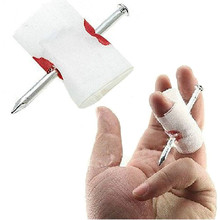 2018 New Style Hot Sale Nail Through Finger Funny Bloody Magic Trick Toys Gift Prank Gag Joke Craft Supplies Wholesale Price 2024 - buy cheap