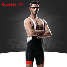 Santic мужские велосипедные шорты 4D с подкладкой из спандекса MTB шорты с дышащей сеткой для горного велосипеда и велосипеда 2024 - купить недорого