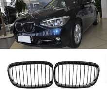 For BMW F20 116i 118i 120i 125i 2012-2014 Pair Front Wide Kidney Grille Grill Gloss Black Car Decorative Accessory Racing Grills 2024 - buy cheap