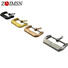 ZLIMSN Stainless Steel Metal Buckle Silver Gold Rosegold Black Watch Clasp 10 12 14 16 18 20 22mm Relojes Hombre 2019 K19 2024 - buy cheap