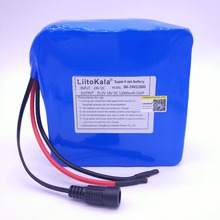 LiitoKala-Paquete de batería de litio para bicicleta eléctrica, pila de ion de litio de 25,2 v, 12ah, 6S6P, 350w, sin cargador, 24V, 250w 2024 - compra barato