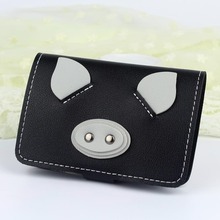 Women Cards Holder Brand Design PU Leather Hasp 20 Cards Buckle Business Credit Bank Cards Holder Candy Colors Lady Purse 2024 - buy cheap