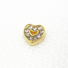 Hot Selling 20pcs/lot Crystal Heart Floating Charms Living Glass Memory Lockets Floating Charms DIY Jewelry Accessory 2024 - buy cheap