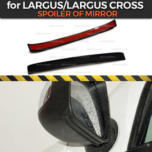 Alerones para ventana de espejo de Lada Largus / Largus Cross 2011-ABS, accesorios de protección contra salpicaduras, estilo de coche 2024 - compra barato