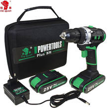 25V power tools electric Drill Cordless Drill Electric Screwdriver Mini Drill electric drilling electric screwdriver EU plug