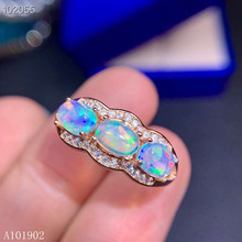 KJJEAXCMY boutique jewelry 925 sterling silver inlaid natural opal opal gemstone female luxury ring support test 2024 - buy cheap