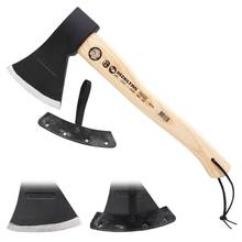 Axe Camping Survival Tactical Hunting Outdoor Hand Tool Wood Tomahawk Meat Machete Tourist Cutter Hatchet Axe With Wooden Handle 2024 - buy cheap