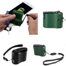 Universal USB Hand Charger Outdoor Travel Hand Crank Charging Powerbank Electric Generator Charge Mobile Phone Camera Dynamo new 2024 - buy cheap