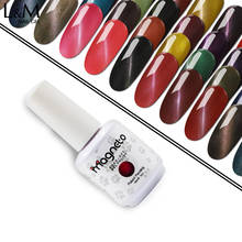 12pcs DHL free shipping Uv Magneto nail gel Cat's eyes uv gel (10 colors +1 Base +1 Top) Nail gel Art products 2024 - buy cheap