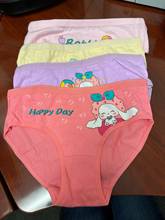 Buy 4 PCS/Lot Girls Panties Comfortable Cute Briefs Kids Cotton