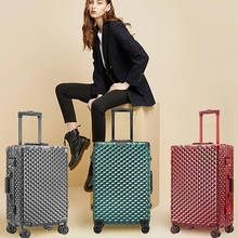 Aluminum Frame Pc Material Hard-shell Luggage Universal Wheel Suitcase 20 24 28Inchs Luggage 2024 - buy cheap