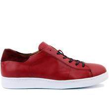 Sail-Lakers Burgundy Leather Men Sneaker 2024 - buy cheap