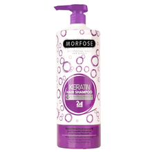 Morfose Keratin Shampoo 2in1 1000 ml Hair Care Product Silky And Shiny Hair Conditioner Man Women Shampoo 2024 - buy cheap