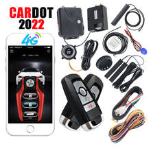 cardot new 4g  app start stop gps car alarm system working with original car keyless go start stop 2024 - buy cheap