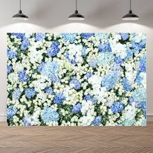 Neoback-fundo de parede floral para casamento, material de vinil teal lite, para festas de bebês e crianças 2024 - compre barato