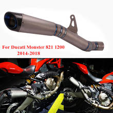 Monster-silenciador de Escape para motocicleta, tubo de Escape para Ducati Monster 821, 1200, 821 2024 - compra barato