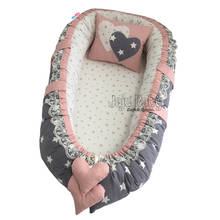 Jaju Baby Special Handmade Babynest Luxury Orthopedic Baby Bedding Portable Crib Travel Bed Newborn Mother Side Babynest Bed 2024 - buy cheap