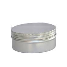 250G  silver aluminum jar pot tea tin bottle day night cream wax essence mask gel moisturizer skin care cosmetic packing 2024 - buy cheap