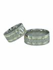 New Gold Model Embroidered 925 Silver Men 'S Wedding Band Ring - specifications