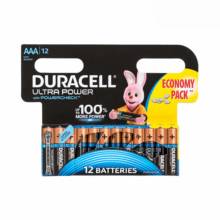 Battery DURACELL ULTRA POWER Alkaline LR3/AAA/286 pinky fingers pilas 1.5 volt mAh lithium Batteries milliamperes per hour mA h 1.5v 1,5 v 1.5volt rechargeable for photo cards mp3 players flashlights penlight toys BL12 2024 - buy cheap