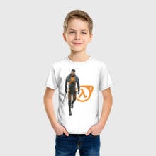 Children's T-shirt cotton Half Life 2. Gordon Freeman 2024 - buy cheap