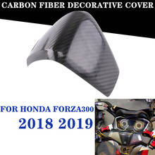 Cubierta decorativa de fibra de carbono para motocicleta, moldura decorativa para Honda Forza 300, Forza300, 2018, 2019 2024 - compra barato