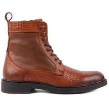 Botas de couro masculinas sail lakers-tan 2024 - compre barato