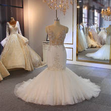 Amanda Design robe de mariee boheme Spaghetti Straps Mermaid Sexy Wedding Dress 2024 - buy cheap